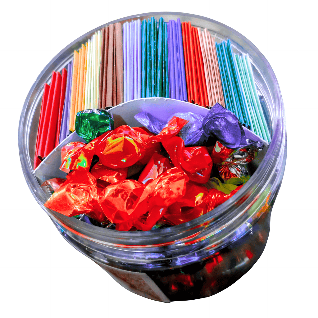 The Islam JAR | Quranic Solutions Jar with Candy/Bunties - Solve Anxiety, Family, Health Problems | Islamic Gift